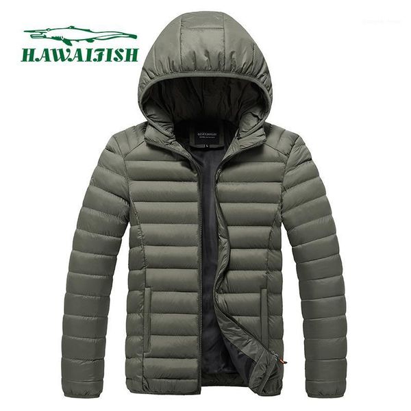 

men's down & parkas cotton jacket winter short hooded warm with hood, Black