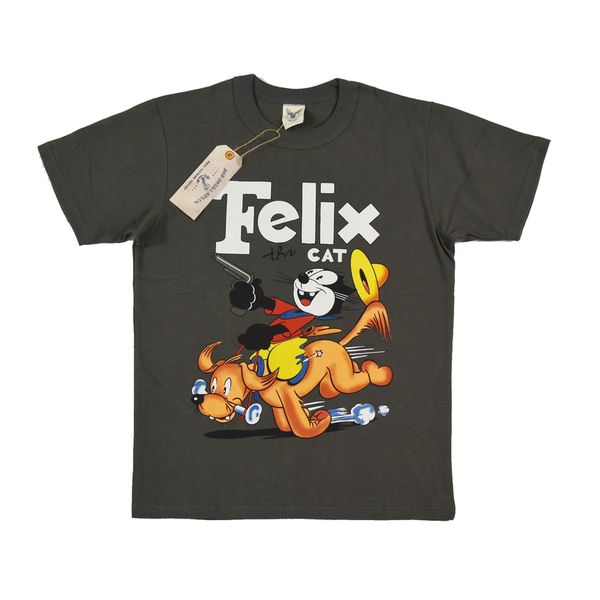 

bob dong military cartoon printing shirts 300gr heavy crewneck t-shirts e4pd, White