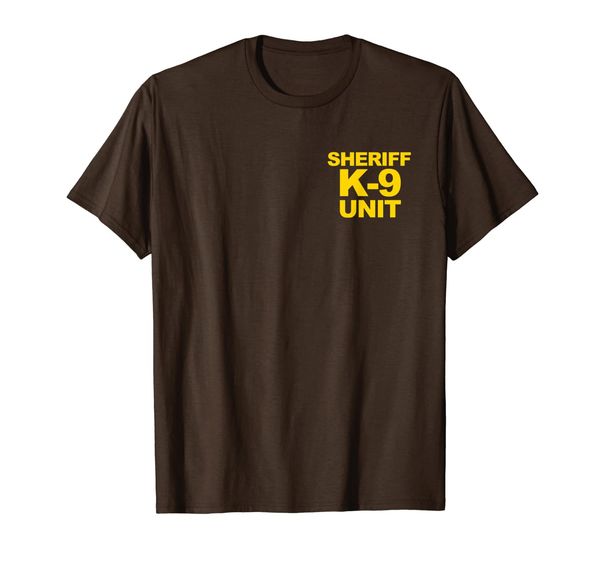

Sheriff K-9 Unit Shirt Front Back Print Law Enforcement, Mainly pictures