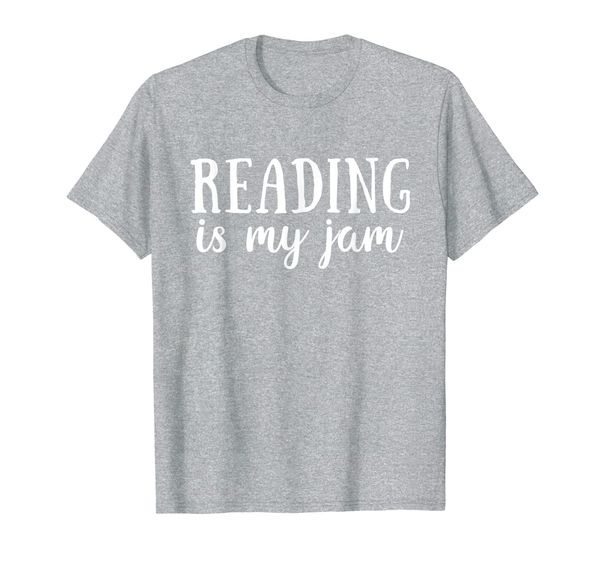 

reading is my jam shirt funny i love to read books gift t-shirt, White;black