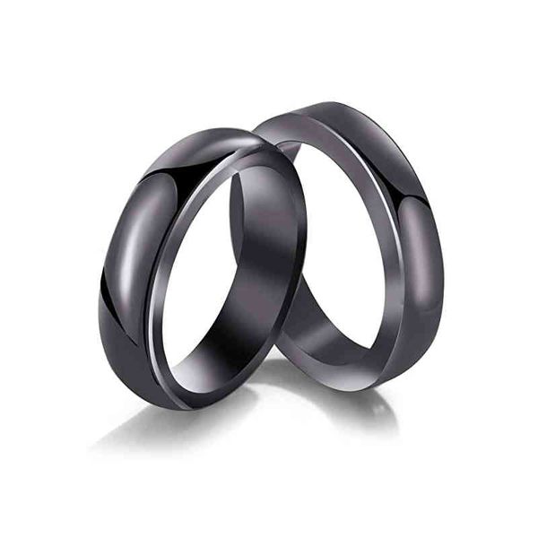

hematite stone ring black non-magnetic couple rings anxiety relief healing chakra energy therapy fidget pain jewelry gift, Silver