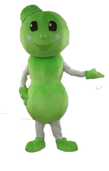 

green beans mascot costume halloween christmas cartoon character outfits suit advertising leaflets clothings carnival adults outfit, Red;yellow