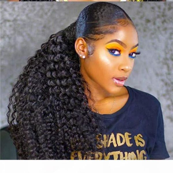 

professional excellent quality brazilian curly afro kinky curly hair drawstring ponytail for black women 140g easy ponytail extension