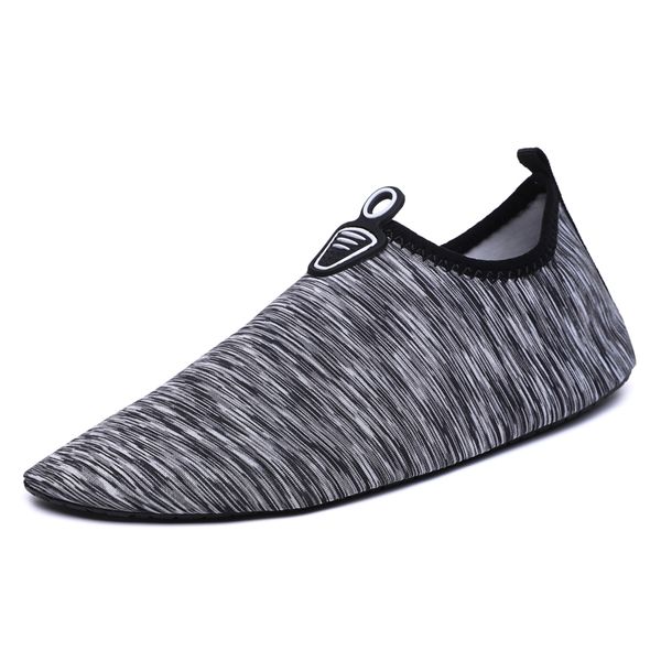 

water aqua swimming shoes men women beach camping shoes child aqua flat soft walking lover yoga shoes non-slip sneakers, Black