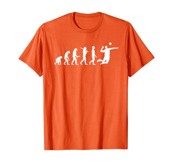 

funny volleyball evolution t-shirt for volleyball players, White;black