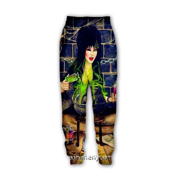 

men's pants 3d printing halloween fashion men women tracksuits crewneck hip hop plus size s-7xl streetwear, Black