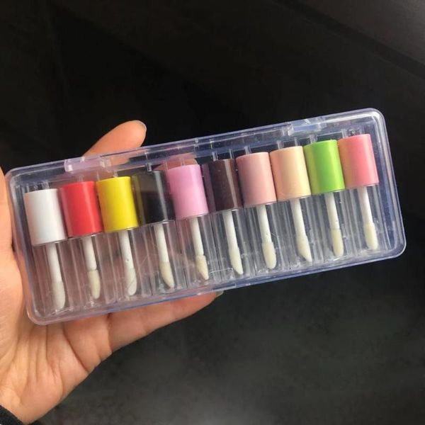 

storage bottles & jars 10/50/100pcs 3ml empty lip gloss container mini colorful lipgloss tube diy lipstick sample cosmetic packing bott