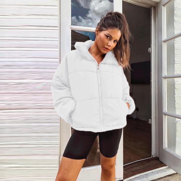 

women's jackets plus size winter zipper coats long cotton casual fur hooded thick warm female short basic coat, Black;brown