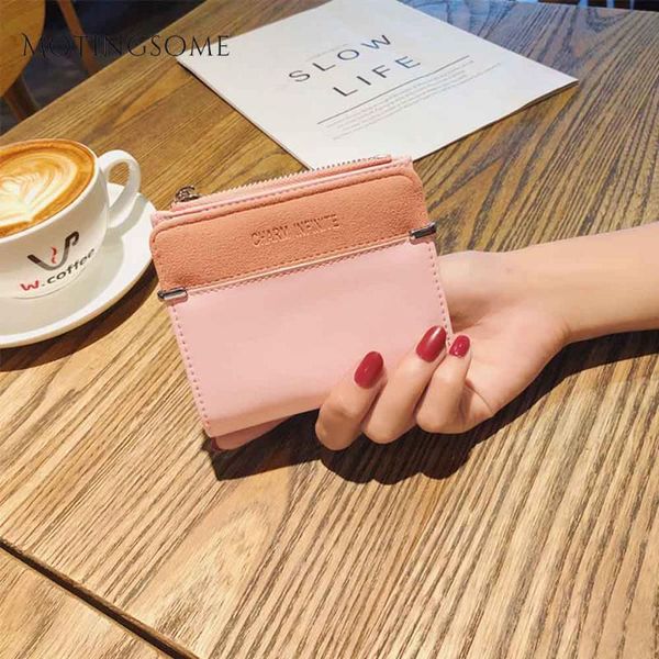 

wallets mini womens and purses slim square hasp short style lovely wallet card holder money bag luxury design 2021, Red;black