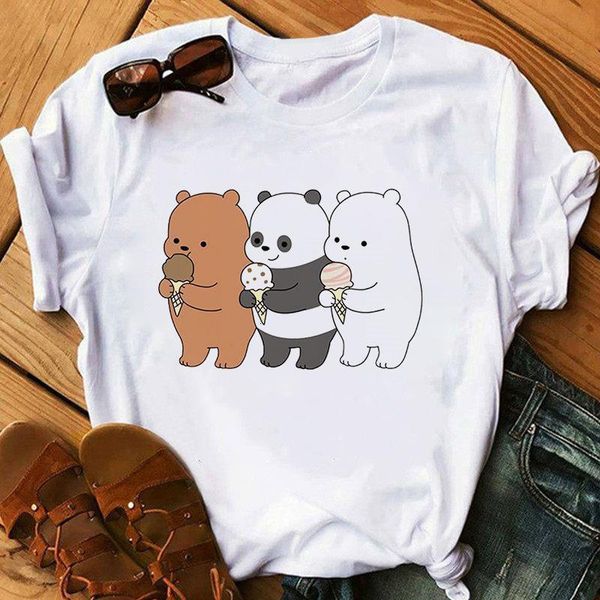 

women t-shirt cute funny t shirts women clothes 2021 animal printed t-shirt camiseta mujer vogue tshirt, White