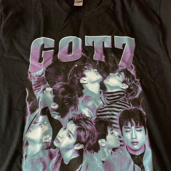 

women's t-shirt kpop rock tee, White