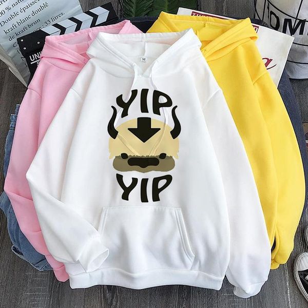 

women's hoodies & sweatshirts winter harajuku avatar the last airbender print women casual streetwear y2k pullover 90s female hoodie sw, Black
