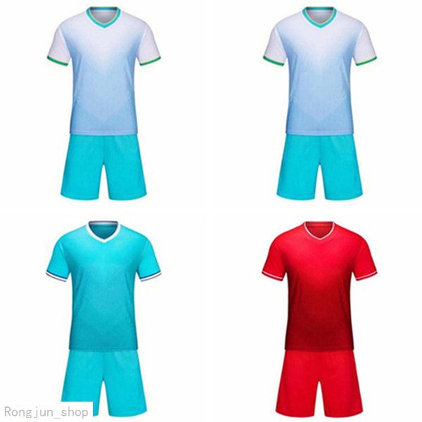 

20 21 blank soccer jersey men kit customize quick drying t-shirt uniforms jerseys football shirts 600-2, Black