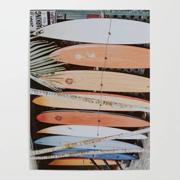 

paintings canvas painting wall art lets surf printing poster home decorative colorful surfboard modern living room frame modular pictures