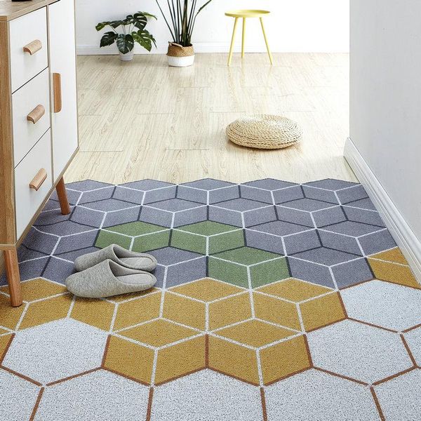 

carpets nordic door mat carpet hallway living room bedroom floor entrance home silk loop can be cut non-slip custom mats