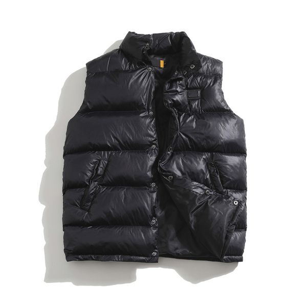

2021 luxury men's vts autumn winter vt svels et men casual warm gilet male windproof waistcoat m-3xl, Black;white