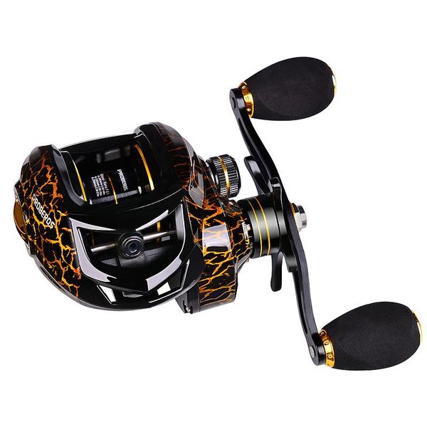 

baitcasting reels proberos high speed 7.2:1 fishing reel bait casting 4+1 bb bearing baitcast 10kg max darg left/right hand