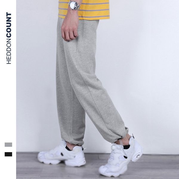 

dengjue and wo 2021 autumn black men's casual pants solid color leggings