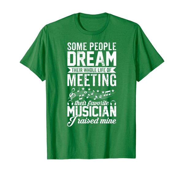 

favorite musician, i raised mine funny t-shirt, White;black