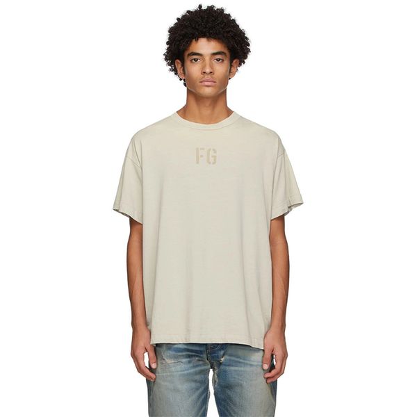 

2021 ins spring summer hip hop fg 7th flocking print tee skateboard tshirt men women short sleeve casual t shirt, White;black