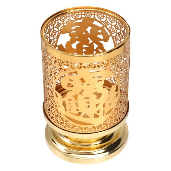 

candle holders stand alloy holder rack windproof pedestal