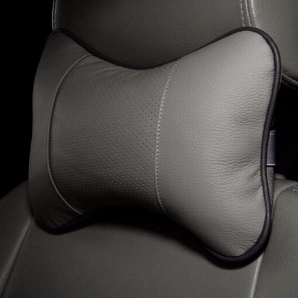 

seat cushions car pillow leather neck headrest super soft memory foam auto cover head rest cushion hole-digging