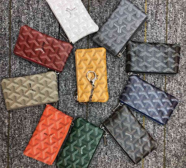 

bag handbag 2021 fashion korean short zipper zero wallet small key coin, Black;red