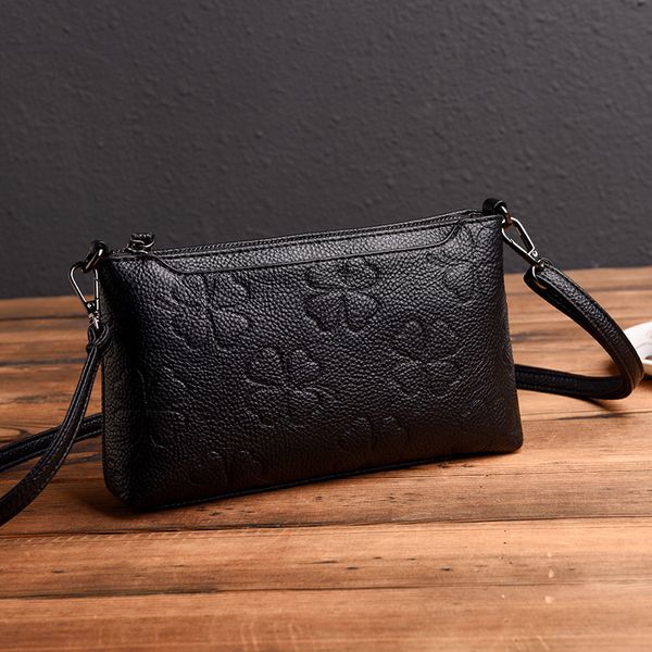 

evening bag small women's 2021 summer handbag fashion soft leather middle aged mother's single shoulder messenger