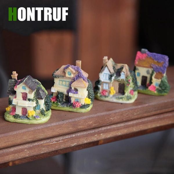 

decorations micro-landscape decoration accessories resin house mini villa props ornaments aquarium supplies