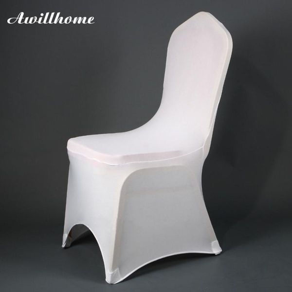 

chair covers awillhome 100pcs good quality white spandex for wedding decoration event party