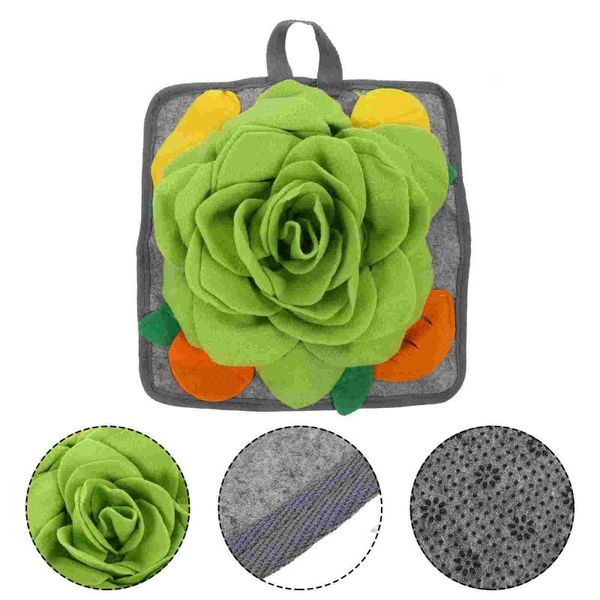 

cat toys 1pc foraging mat funny interactive nose work small animal feeding