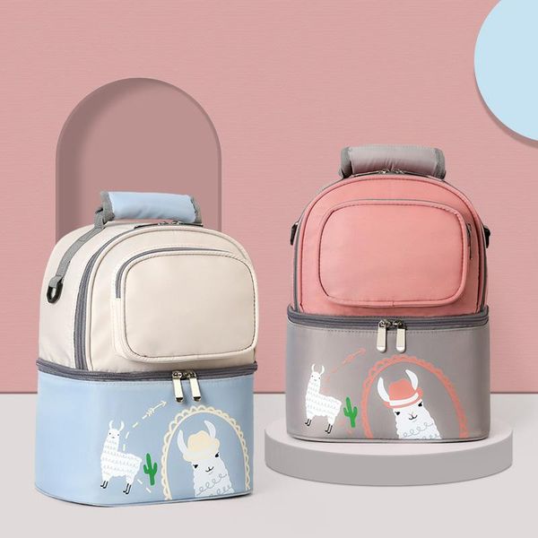 

diaper bags fashion mummy maternity bag modern large capacity baby thermal insulation travel handbag backpack bottle