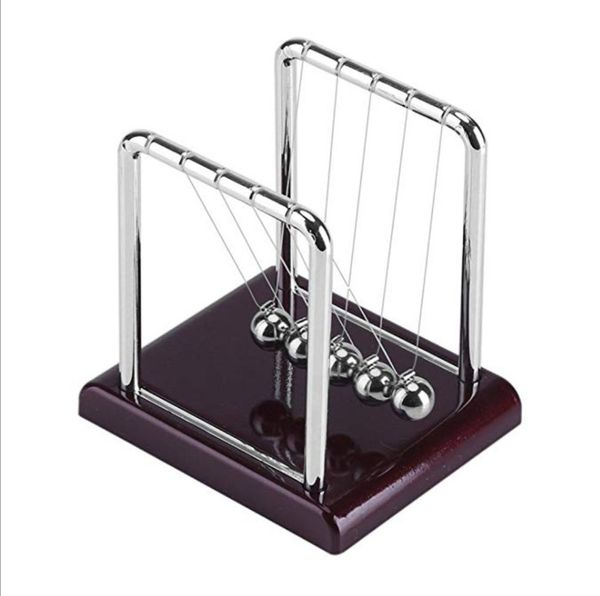 Atacado- New Design Venda Quente Early Divertimento Desenvolvimento Escrivaninha Educacional Brinquedo Presente Newtons Cradle Balanço de Aço Bola de Bola de Ciência Pêndico