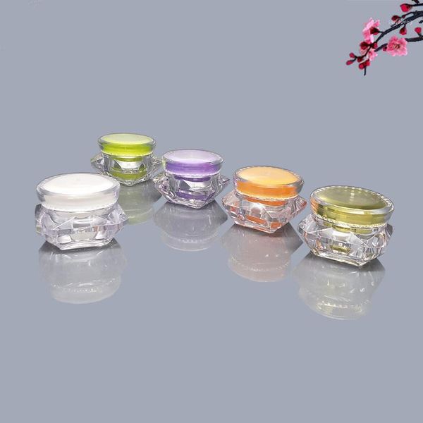 

storage bottles & jars high-grade empty cosmetic makeup jar acrylic eye cream face refillable sample bottle travel container
