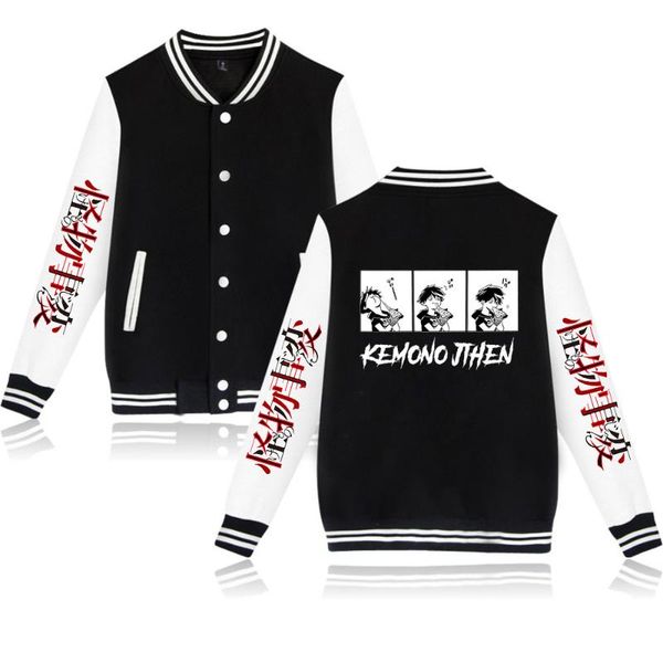 

men's jackets 2021 kemono jihen jacket women streetwear anime baseball plus size for men and, Black;brown