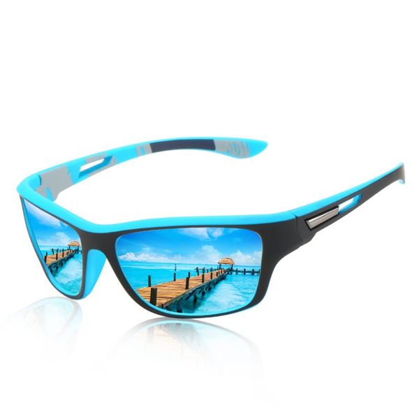 

sunglasses fashion classic square polarized men women sports outdoor beach fishing travel colorful sun glasses uv400 goggles, White;black