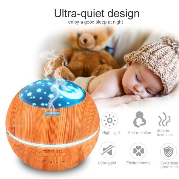 

ledlight ultrasonic air humidifier mist maker fogger electric aroma diffuser essential oil household