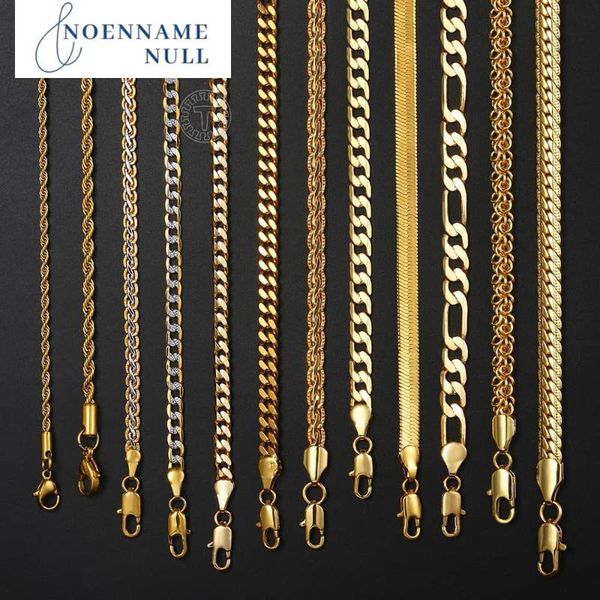 

chains gold chain for men women wheat figaro rope cuban link filled stainless steel necklaces male jewelry gift wholesale, Silver
