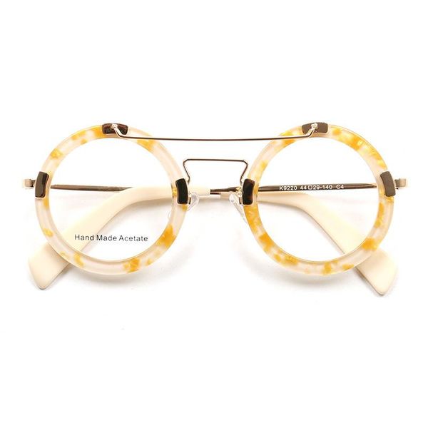 

fashion sunglasses frames japan handmade italy acetate optical glasses frame men women 1960's vintage double beam eyeglasses full rim q, Black