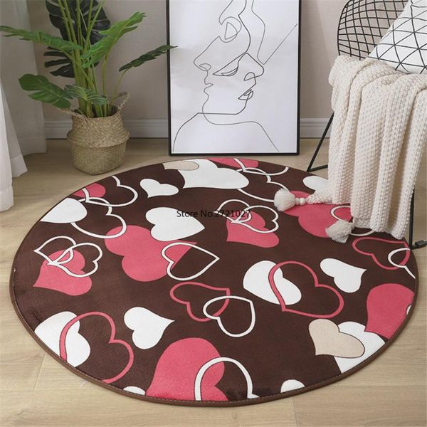 

carpets round coral velvet carpet color absorbent sofa memory foam bedroom living room children's yoga mat