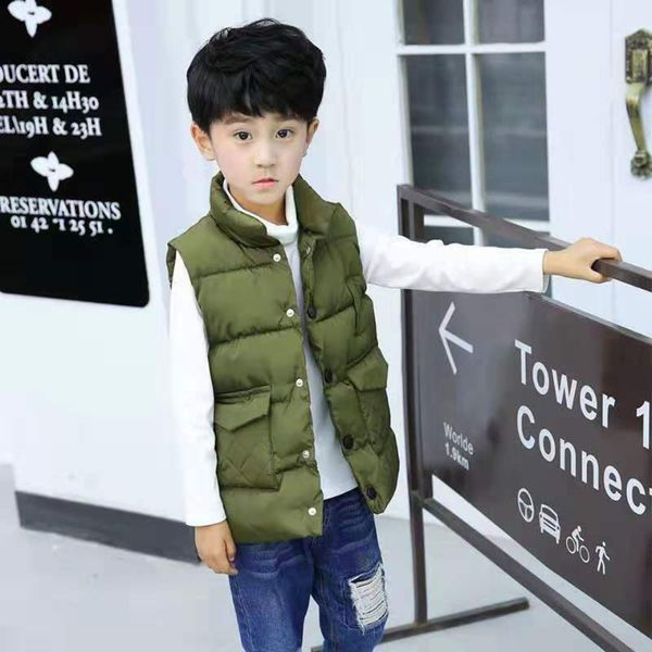 

waistcoat for 4-12 yrs down cotton vests spring autumn winter baby boys girls jackets outerwear toddler clothing clothes kids vest, Camo