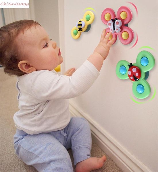 

Fidget Spinner Baby Bell Toy Bath Three color Chuck Parent-child interaction Relax Finger Butterfly Insects Bees Sea Shipping FY4472