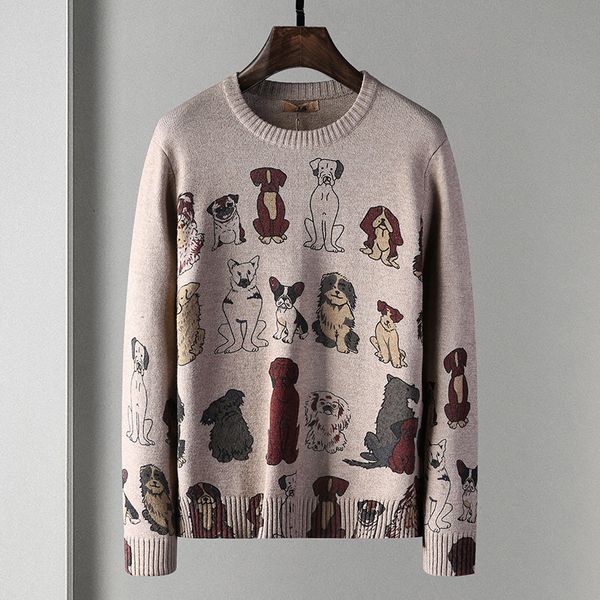 

2021 arrival pullovers nightgown o-neck cotton printed long sleeve youth around neck of mesh autumn e4il, White;black