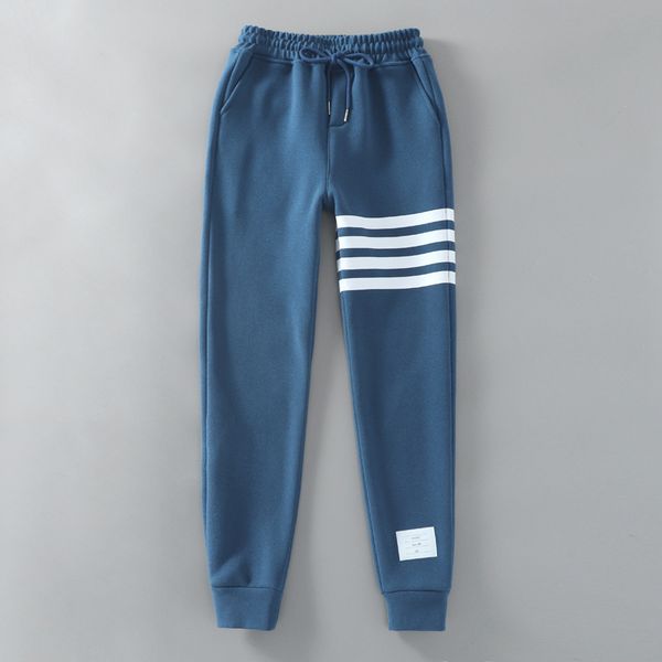 

cotton plush pants, White;black