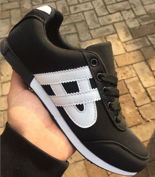 

men & women shoes flat bottom plate stair cloth casual couple shoes size 36-44, Black