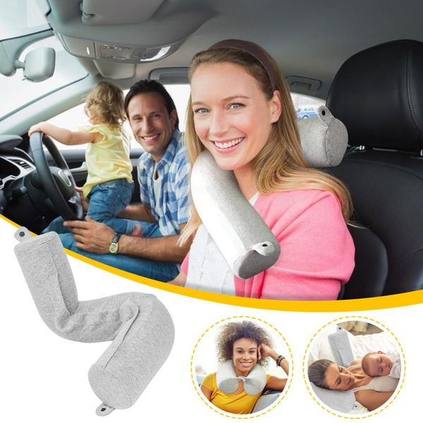

pillow travel neck, waist and leg support is adjustable with curved pillows column