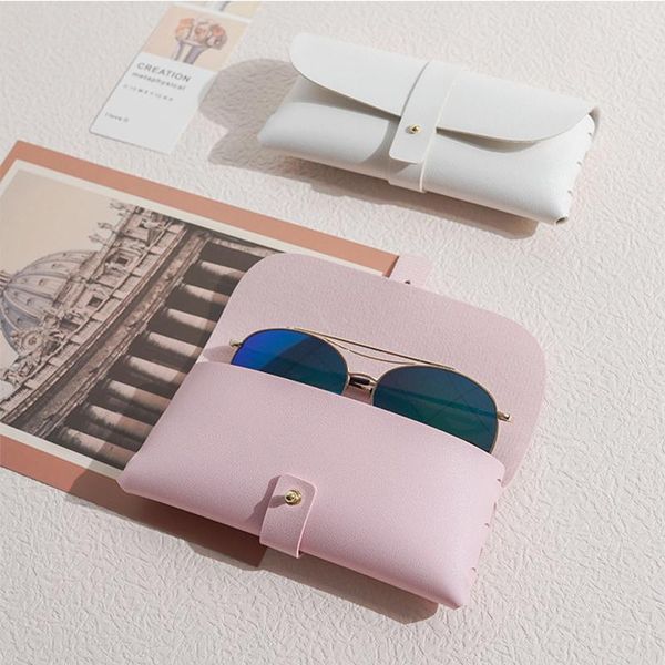 

storage bags leather glasses bag protable sunglasses case fashion men women nearsighted pouch eyewear cases box accessories