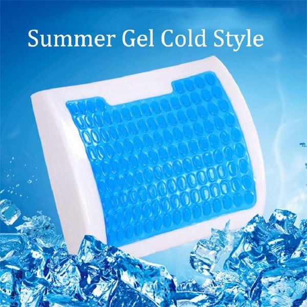 

cushion/decorative pillow summer comfortable memory gel foam waist cushion for chair decorative cushions office lumbar support spine protect