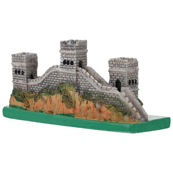 

decorations 1pc aquarium decoration hideout house great wall of china figure home decor