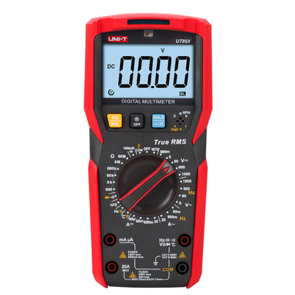 

multimeters uni-t ut89x ut89xd professional digital multimeter true rms ncv 20a current ac dc voltmeter capacitance resistance tester